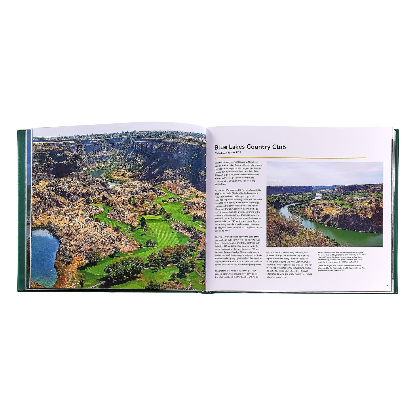 Remarkable Golf Courses Book Leather Edition