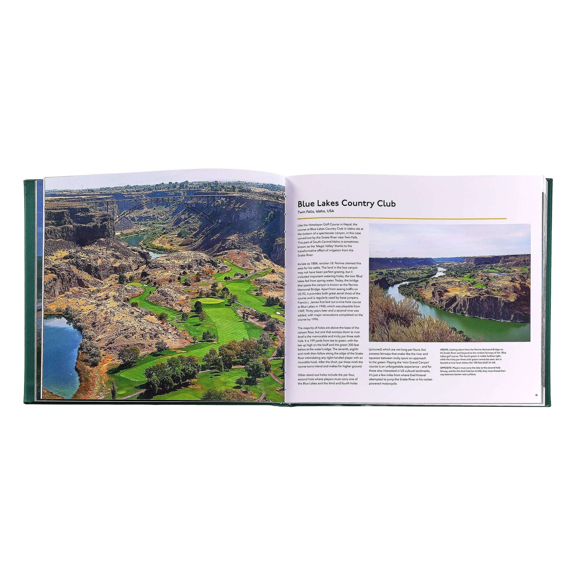 Remarkable Golf Courses Book Leather Edition