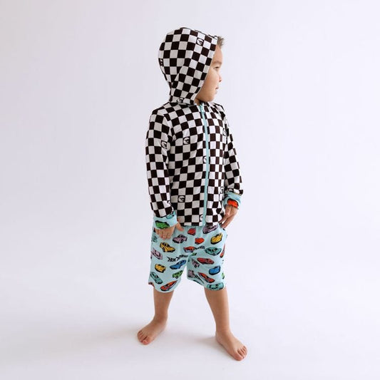 Retro Hot Wheels - Long Sleeve Reversible Kids Jacket