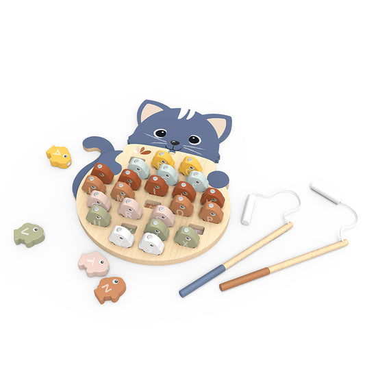 Alphabet Wood Fishing Game