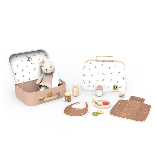 Bunny Doll & Accessories Set with Suitcase