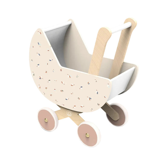 Wooden Doll Pram