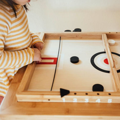 Sling-A-Ling Wooden Table Hockey Game