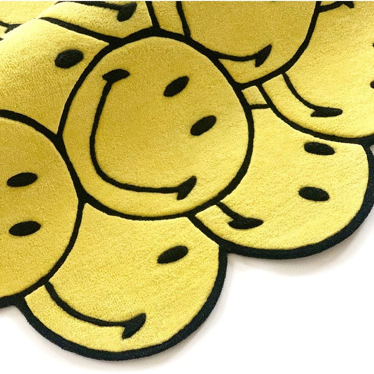 Smiley Bunch Rug - Yellow