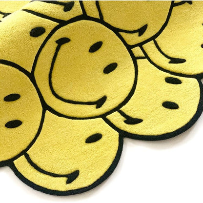 Smiley Bunch Rug - Yellow