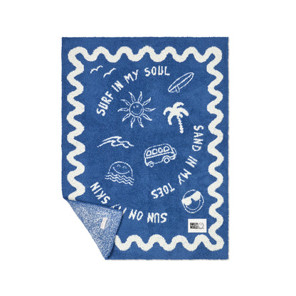 SmileyWorld Surf Stroller Blanket