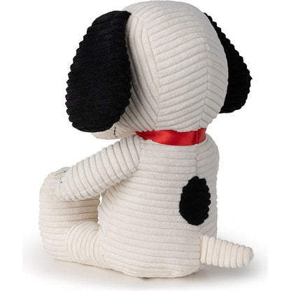Snoopy Sitting Corduroy Cream in Gift Box 11"