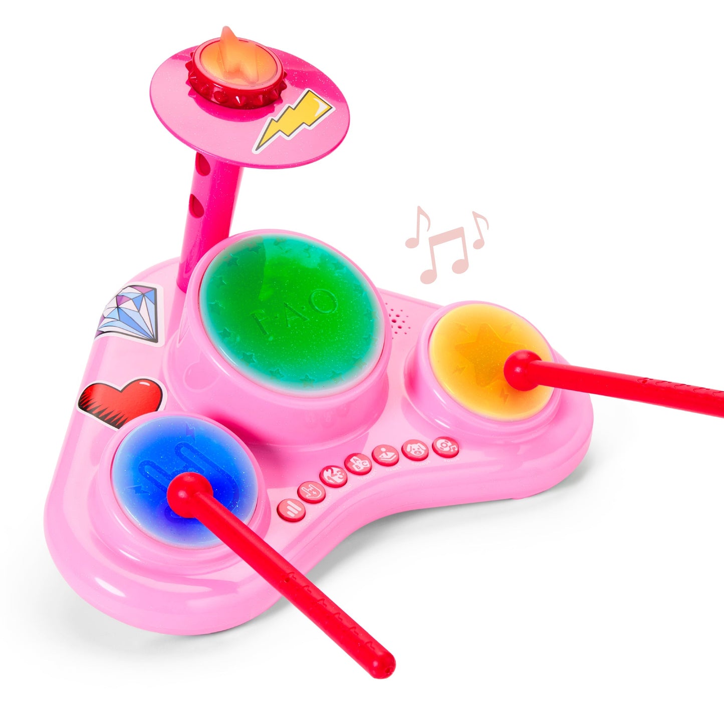 Stage Stars Interactive Drum with Drumsticks