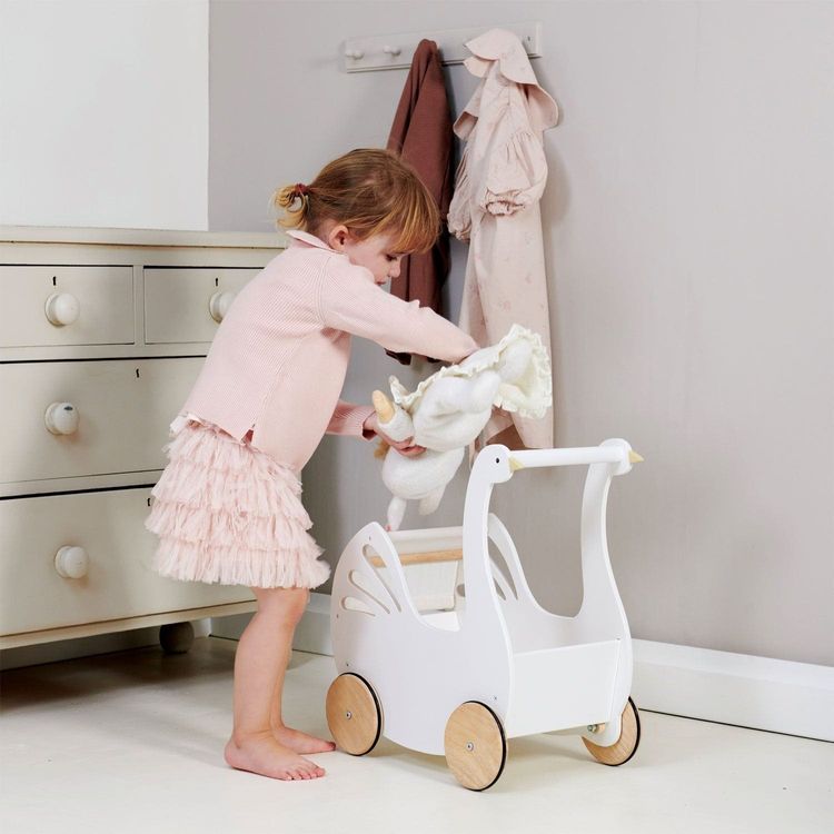 Sweet Dreams Swan Doll Pram