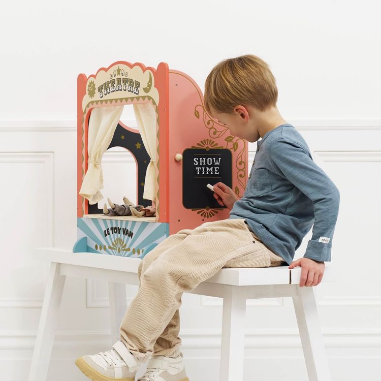 Tabletop Puppet Wooden Theater