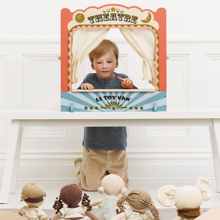 Tabletop Puppet Wooden Theater