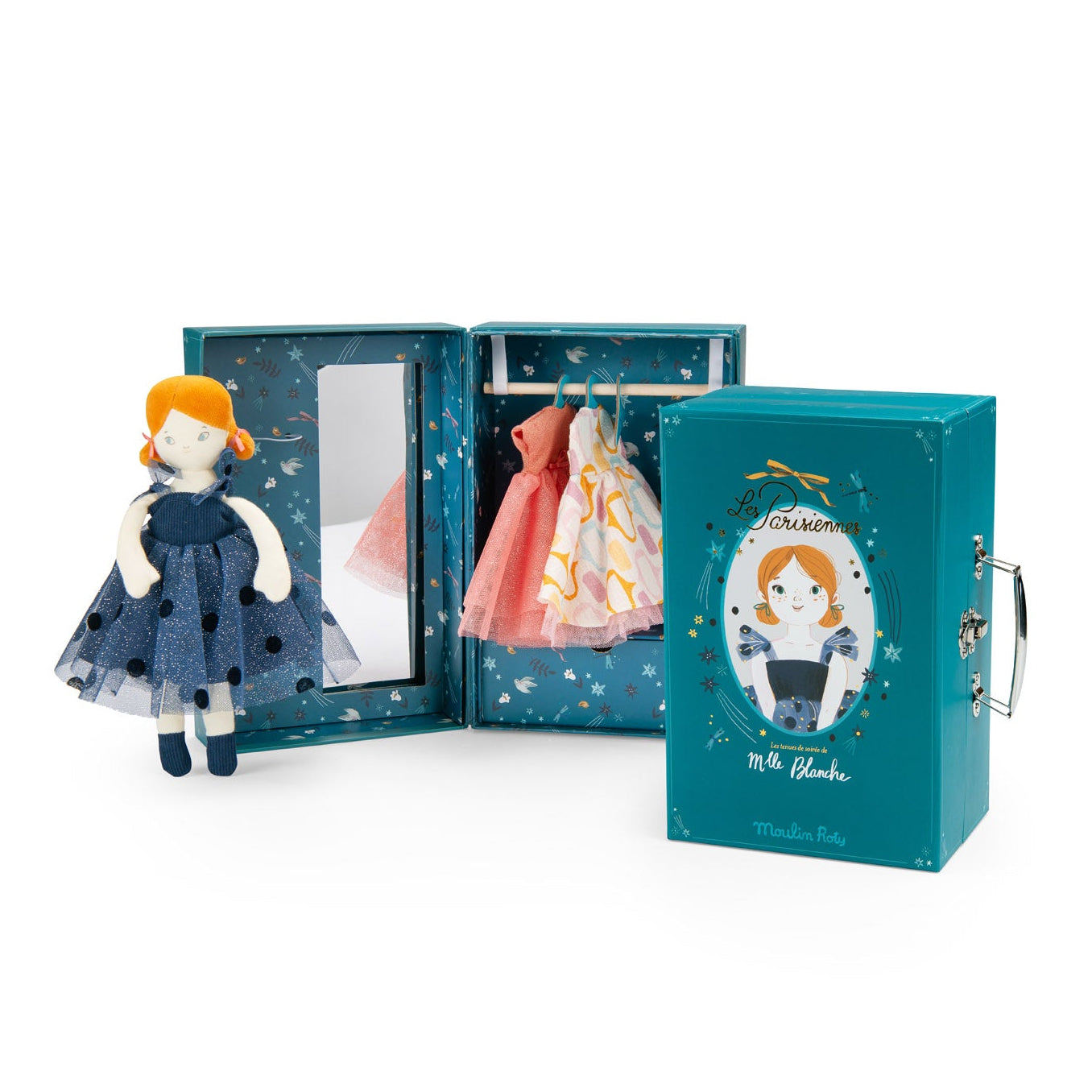 The Evening Dresses Doll with Suitcase - The Parisiennes