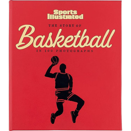 "The Story of Basketball in 100 Photographs" Leather-Bound Book by Sports Illustrated