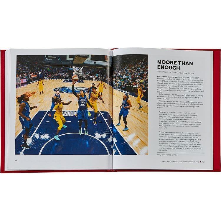 "The Story of Basketball in 100 Photographs" Leather-Bound Book by Sports Illustrated