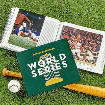The World Series Book in Green Bonded Leather