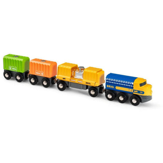 Three Wagon Cargo Train