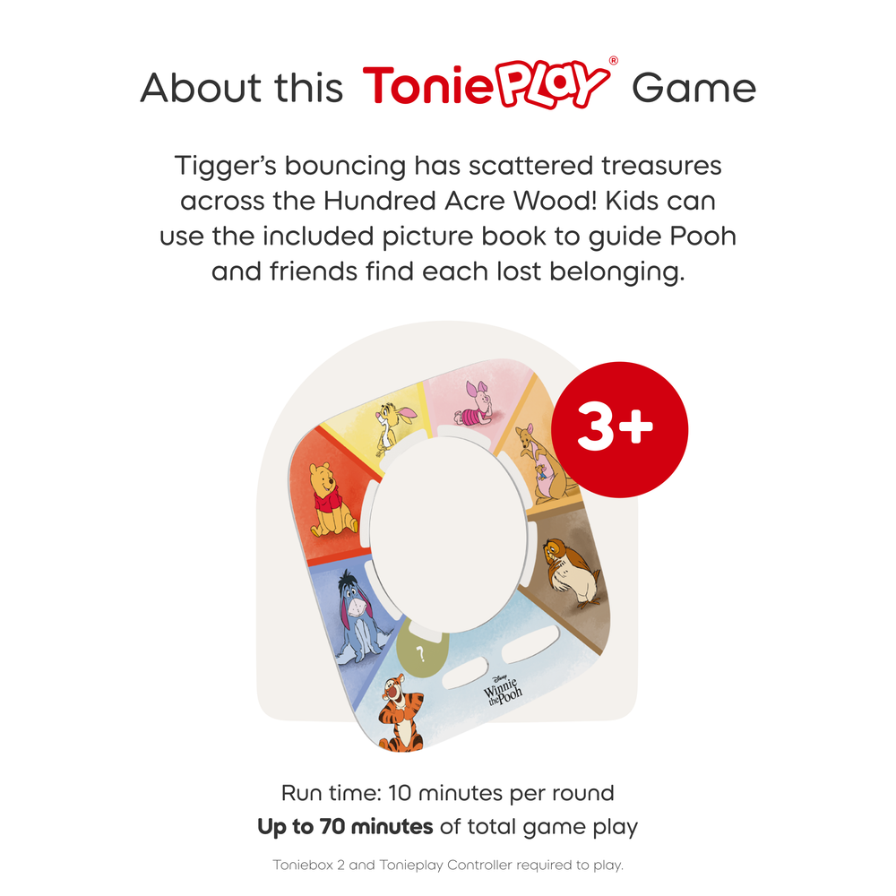 Tonies Disney Winnie the Pooh Toniebox 2 Play Set - Sunset Red