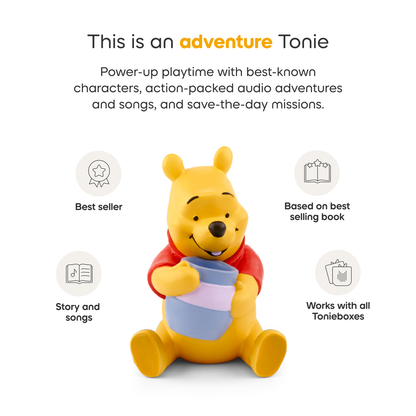 Tonies Disney Winnie the Pooh Toniebox 2 Play Set - Sunset Red