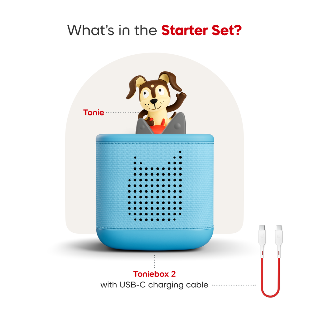 Tonies Playtime Puppy Toniebox 2 Starter Set - Sky Blue