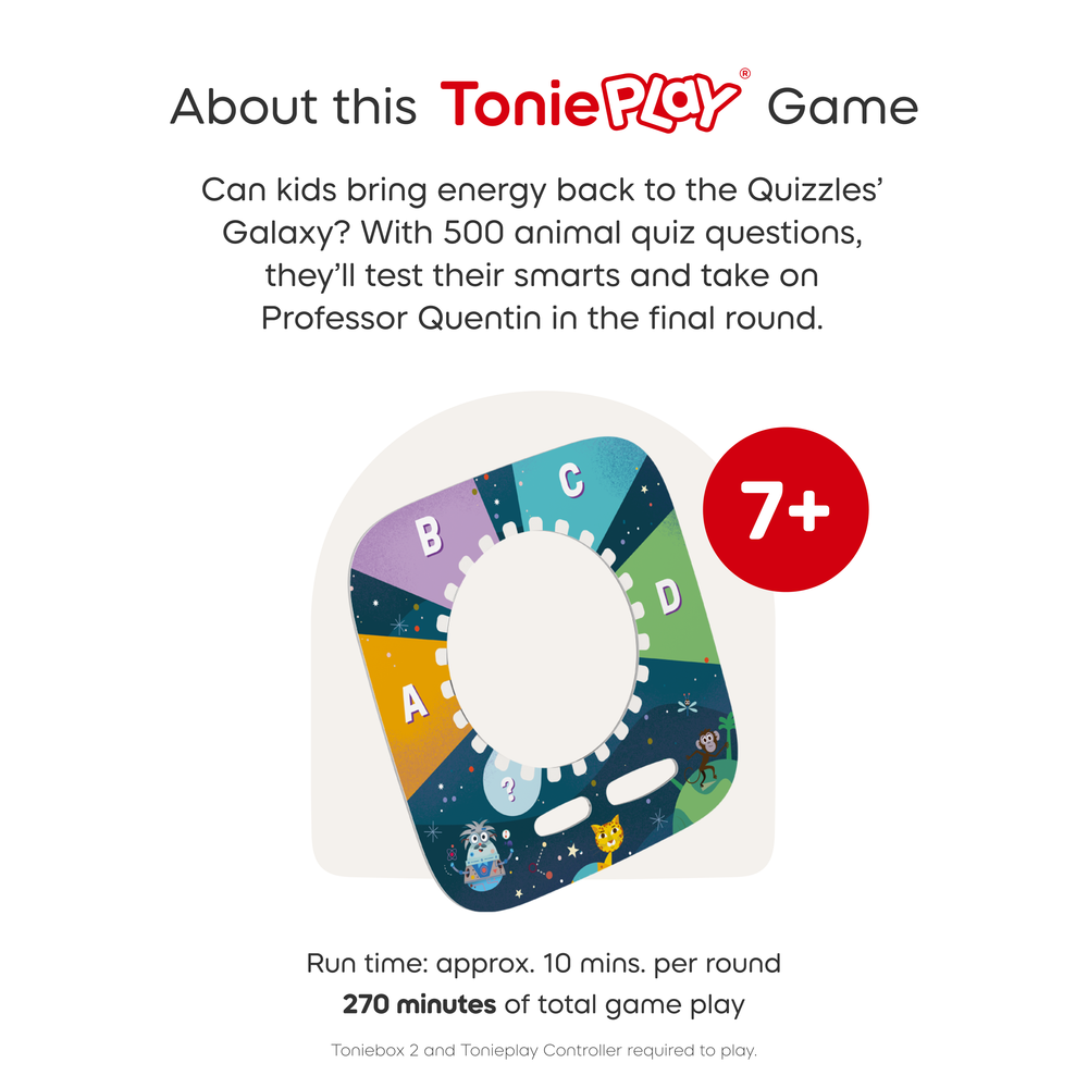 Tonies Tonieplay The Quizzles: All About Animals