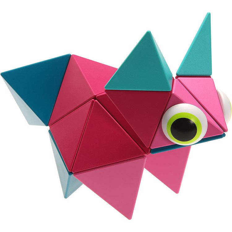 Trido Flamingo Medium Magnet Building Set - 24 Pieces