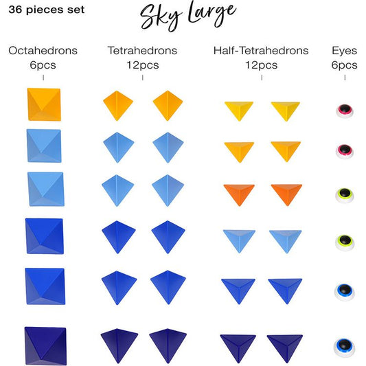 Trido Sky Large Magnet Building Set - 36 Pieces