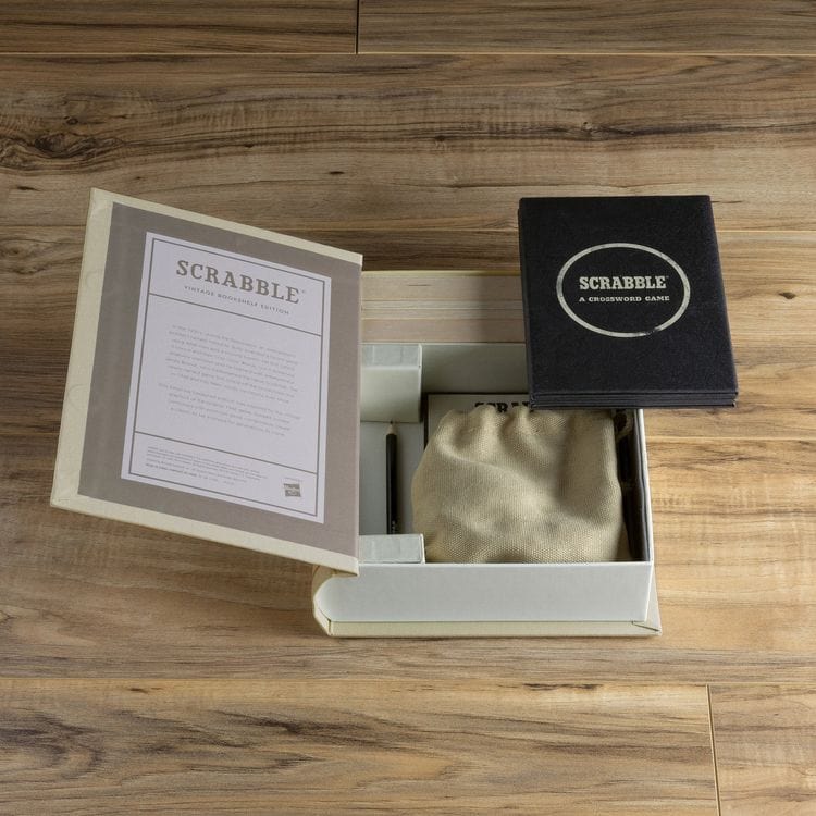 Vintage Bookshelf Games 3-Pack: Monopoly, Scrabble, Clue