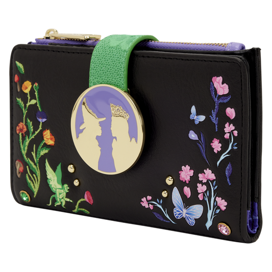 Wicked Glinda & Elphaba Floral & Lace Flap Wallet