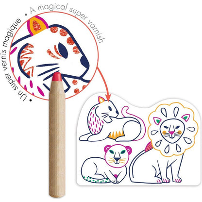 Wild Families Coloring Kit