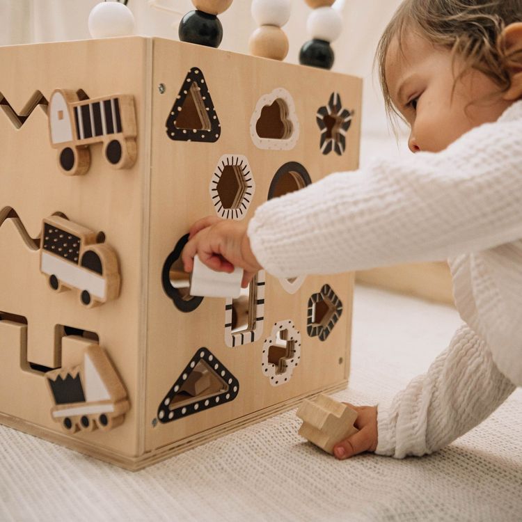 Wooden Activity Busy Box