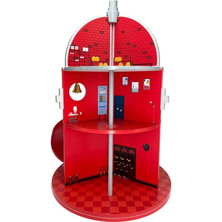 Wooden Fire Station Playset