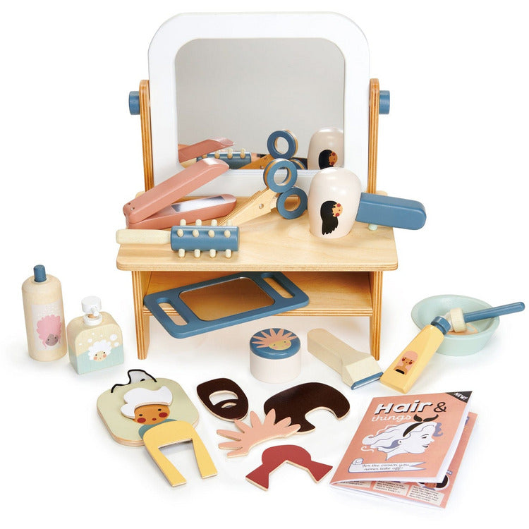 Wooden Hair Salon Set