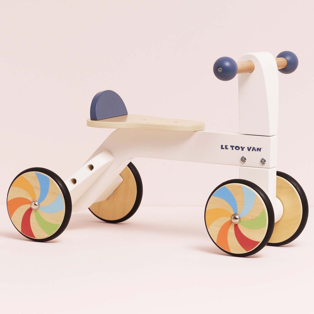 Wooden Rainbow Ride-On Trike