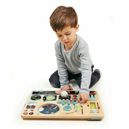 Wooden Space Station Activity Toy