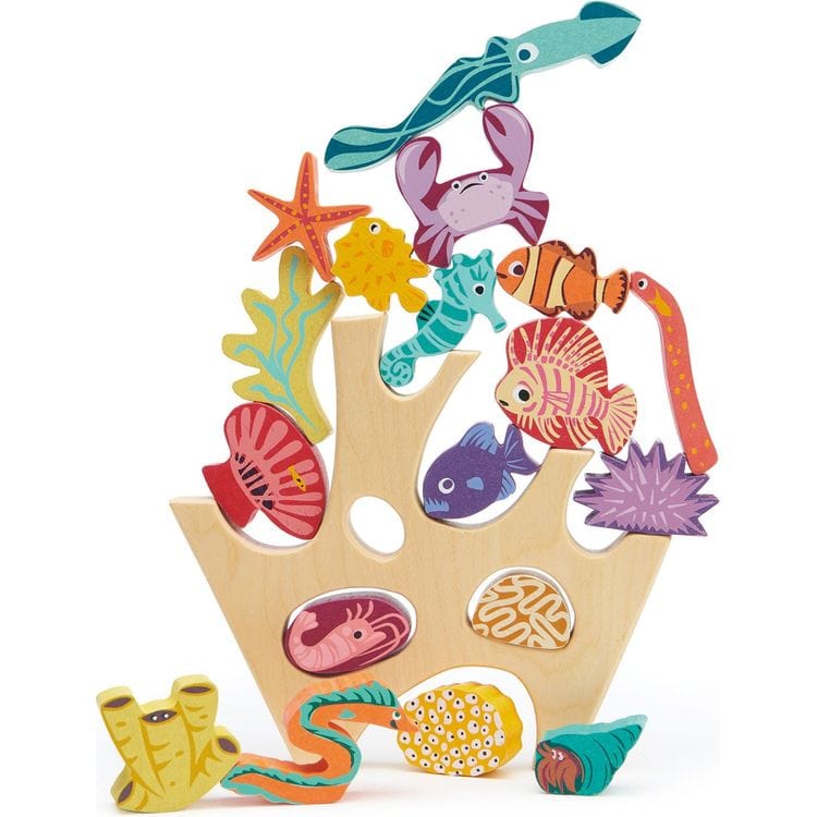 Wooden Stacking Coral Reef