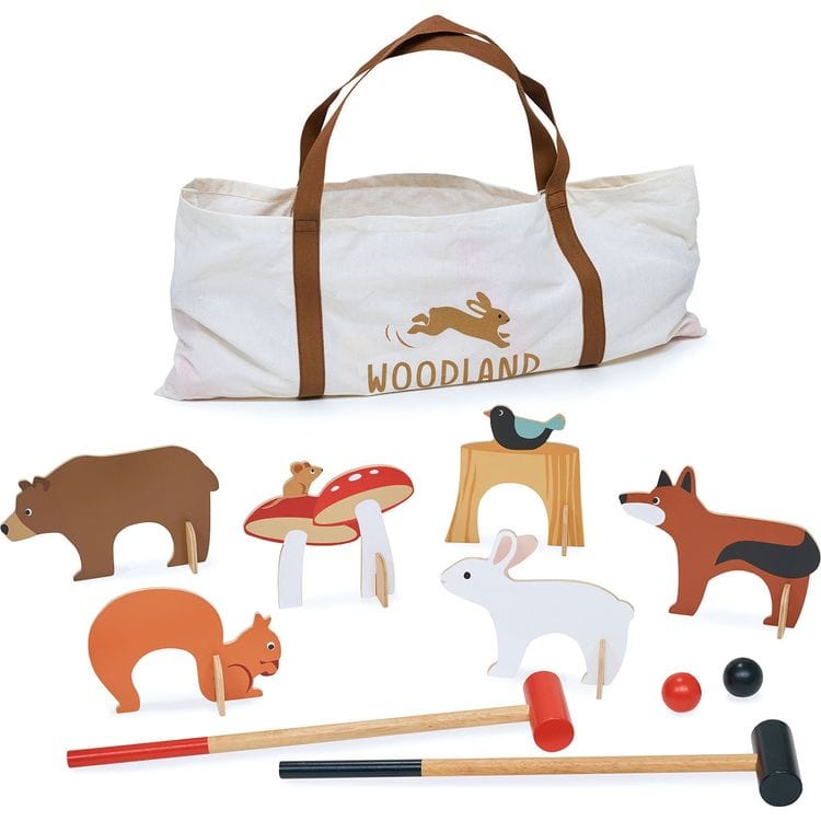 Woodland Animals Indoor Croquet Set